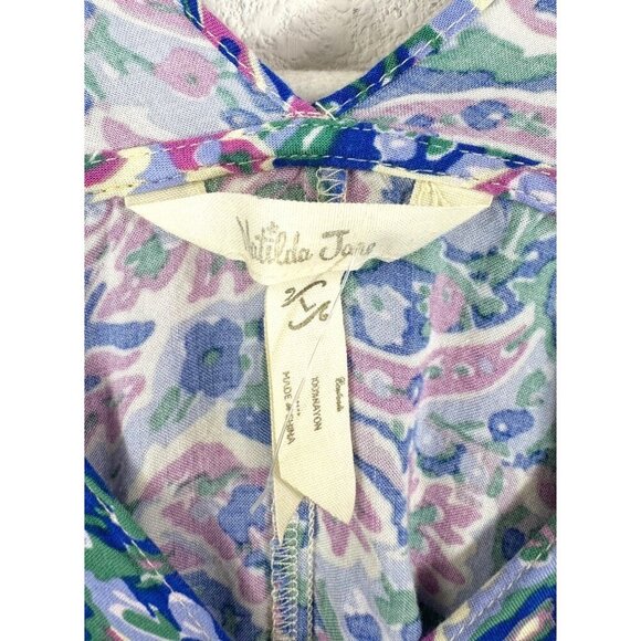 Matilda Jane in Maze Tunic paisley floral boho coastal sz L - Picture 3 of 8